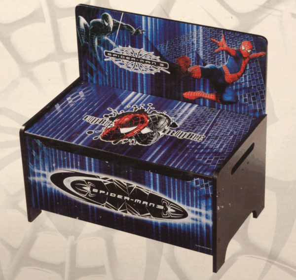 Cofre en madera spiderman 3 import