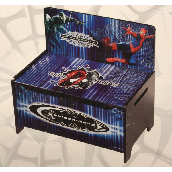 Cofre en madera spiderman 3 import