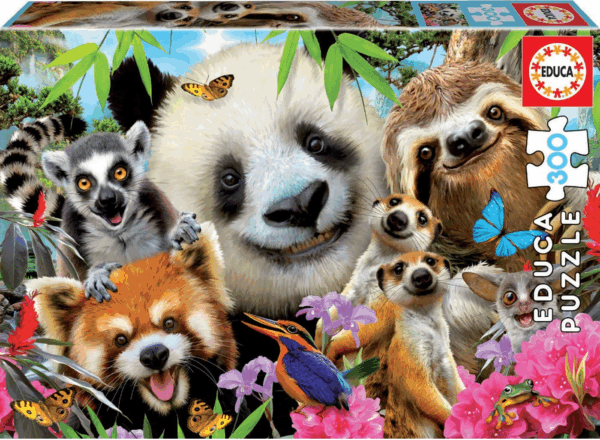 Puzzle 300 piezas black-eyed friends selfie Educa 18610