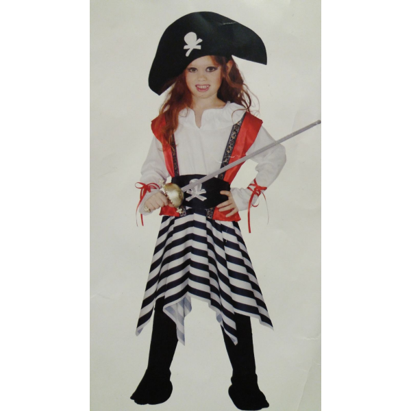 Disfraz pirata niña talla 6 Madive B-1805