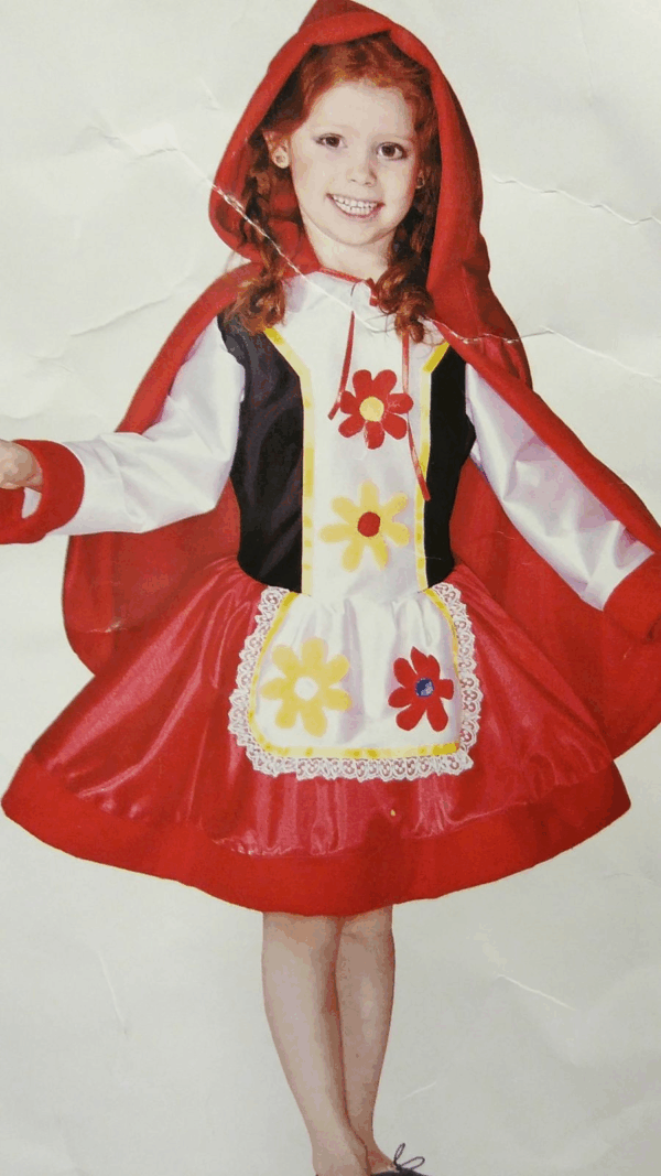 Disfraz caperucita corta talla 6 madive 348