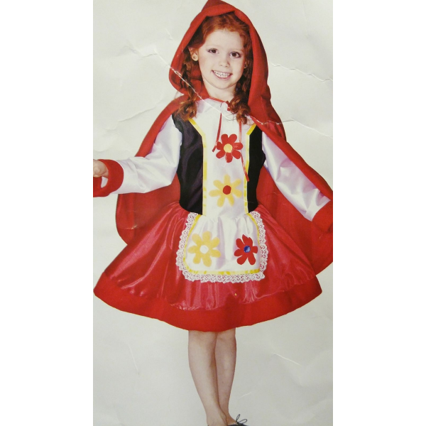 Disfraz caperucita corta talla 6 madive 348