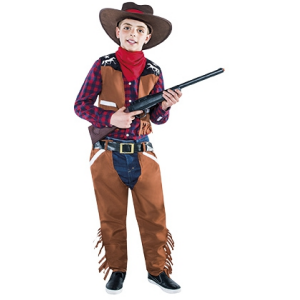 Disfraz vaquero flecos talla 10-12 import