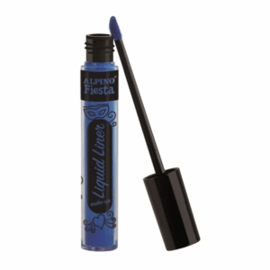 Maquillaje liquido azul alpino