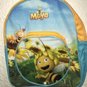 Mochila mediana abeja maya con bolsillo de jacob