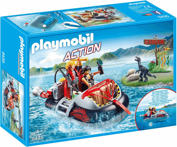 Aerodeslizador con motor submarino playmobil 9435
