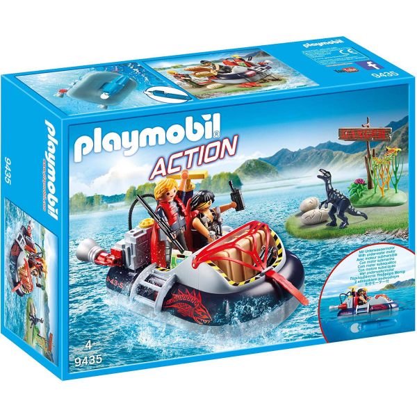 Aerodeslizador con motor submarino playmobil 9435