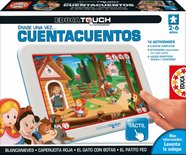 Educa touch Cuentacuentos, con música y Canciones, Juego Educativo Educa15746
