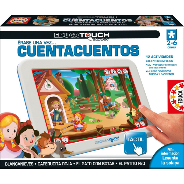 Educa touch Cuentacuentos, con música y Canciones, Juego Educativo Educa15746
