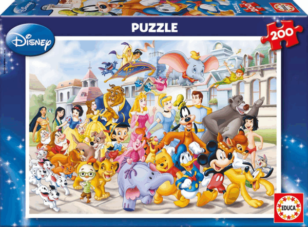 Puzzle 200 cabalgata disney educa 13289