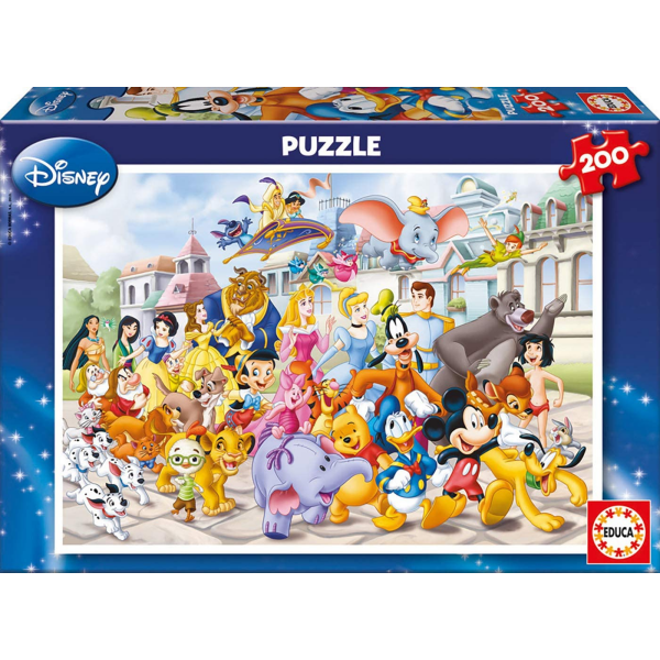Puzzle 200 cabalgata disney educa 13289