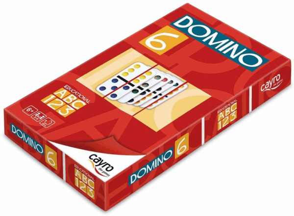 Domino doble 6 puntos colores 246