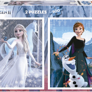 Puzzle 2x500 frozen 19016
