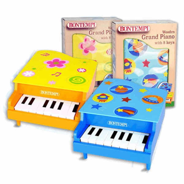 Piano de madera sobremesa 8 teclas bontempi