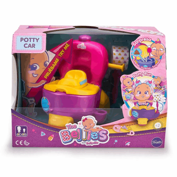 Potty car the bellies famosa