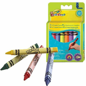 Ceras triangulares lavables crayola