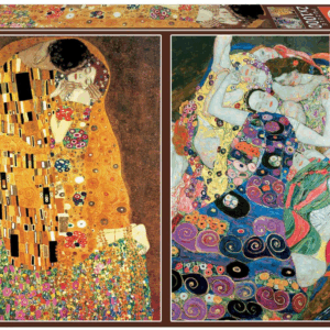 Puzzle 2x1000 gustav klimt educa 18488