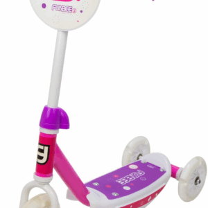 Patinete 3 ruedas led funbee rosa