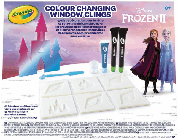 Stickers ventana cambia de color frozen