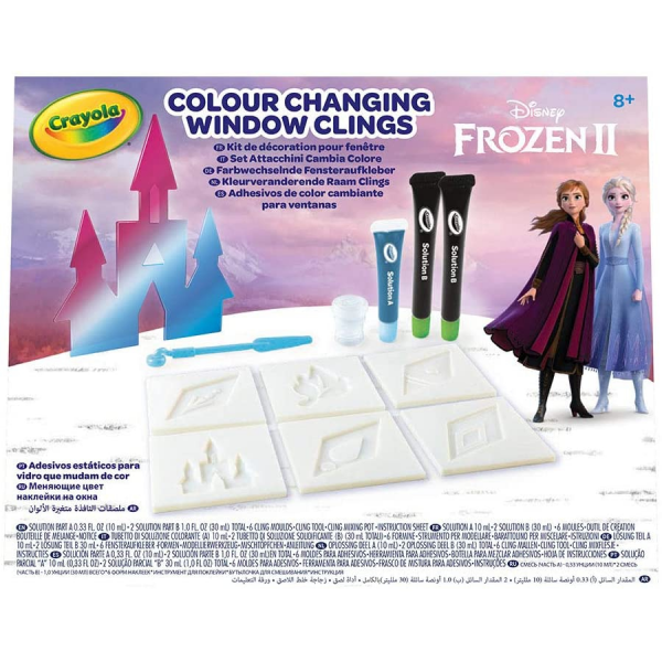 Stickers ventana cambia de color frozen