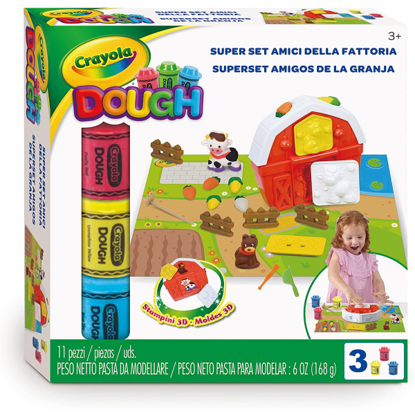 Super set amigos de la granja pasta para moldear crayola