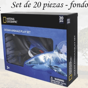 Set 20 piezas fondo marino national geographic