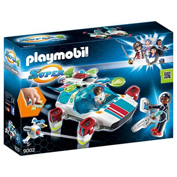 Fulgunx con agente gene playmobil 9002