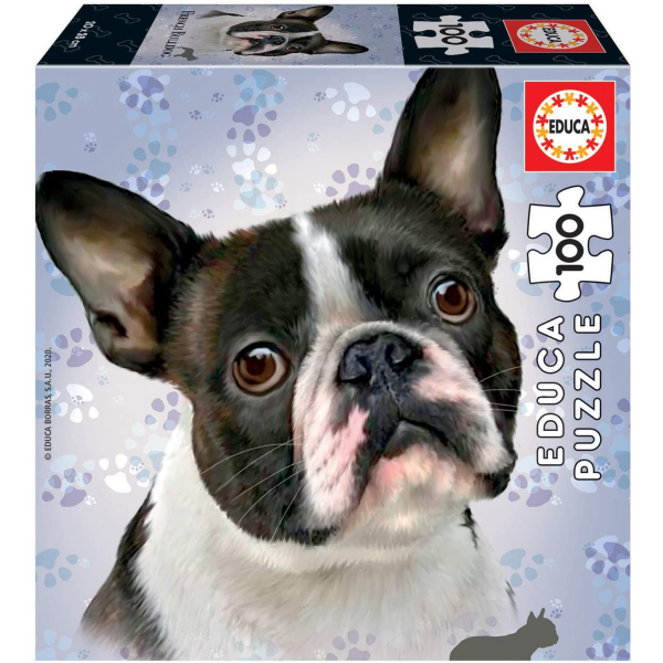 Puzzle 100 french bulldog 18802 educa