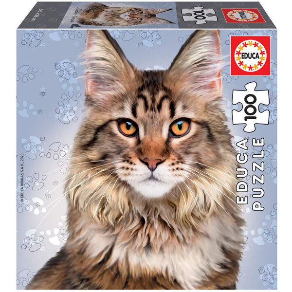 Puzzle 100 maine coon 18805 educa