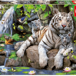 Puzzle 1000 tigres blancos de bengala 14808