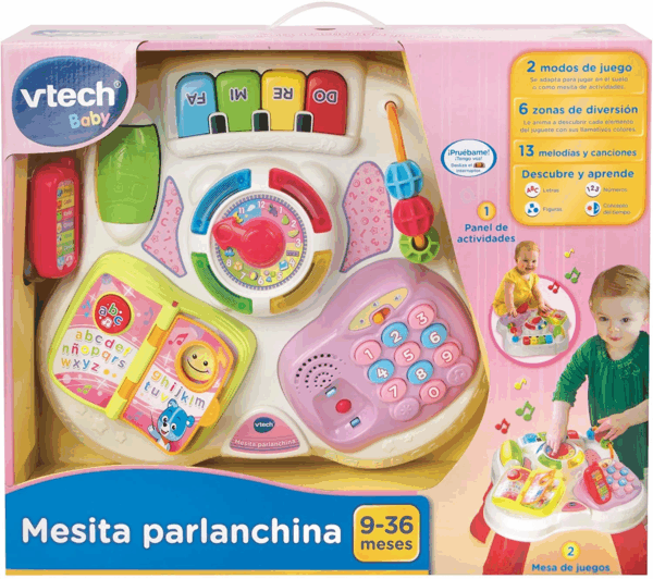Mesita parlanchina rosa vtech