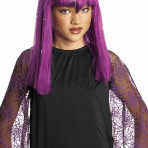 Peluca vampiresa lila rubies