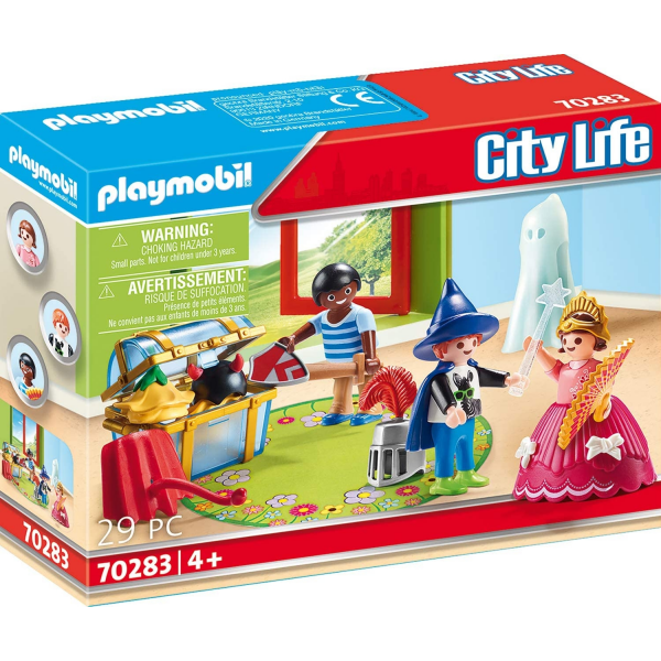 Niños con disfraces playmobil 70283