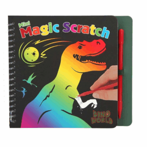 Cuaderno magic scratch dino wold Depesche 10711