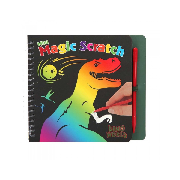 Cuaderno magic scratch dino wold Depesche 10711
