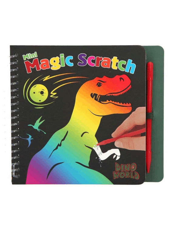 Cuaderno magic scratch dino wold Depesche 10711
