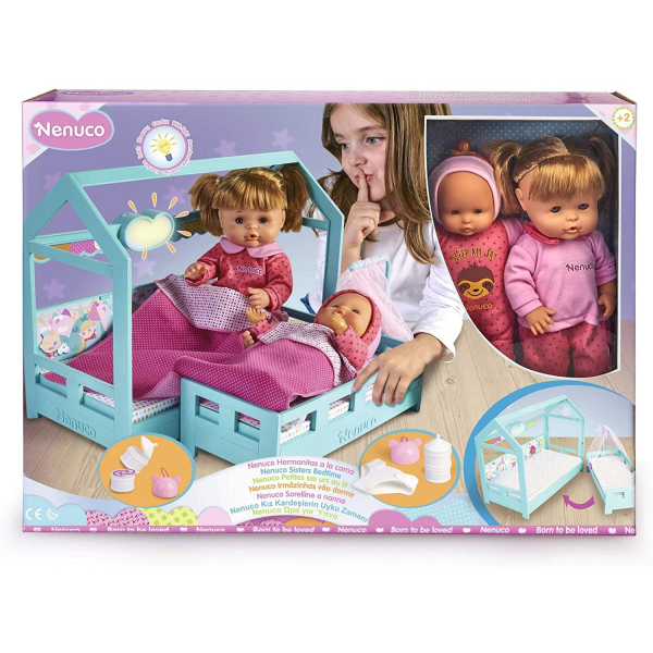 Nenuco hermanitas a la cama
