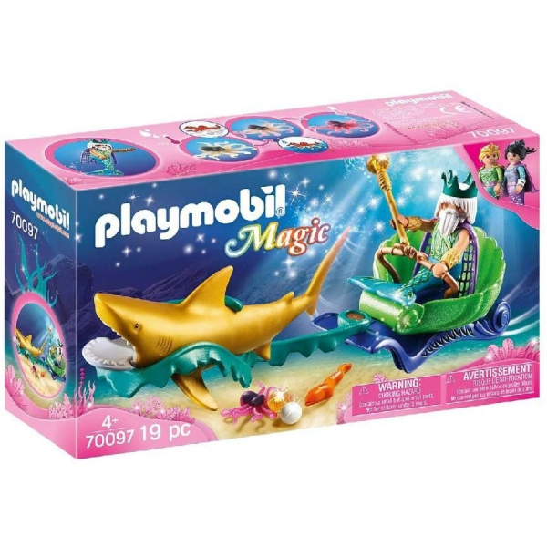 Rey del mar con carruaje playmobil 70097