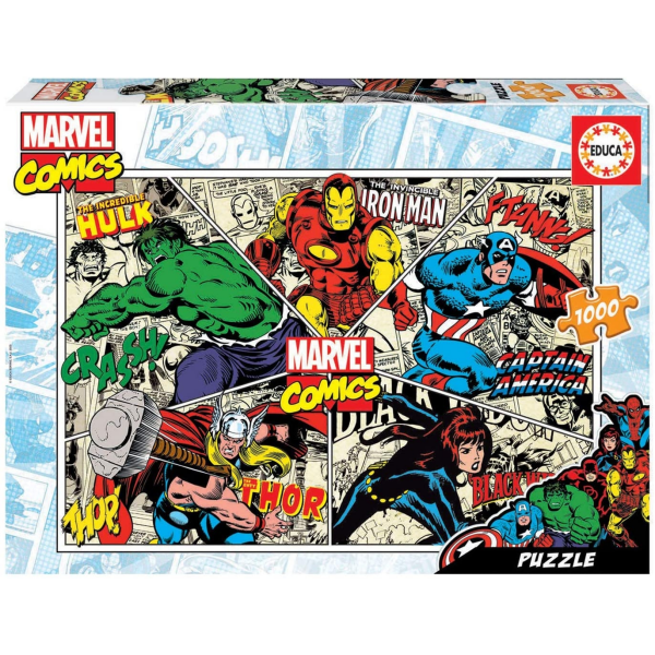 Puzzle 1000 marvel comics educa 18498