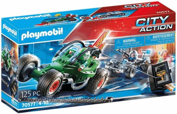 Kart policial persecucion playmobil 70577