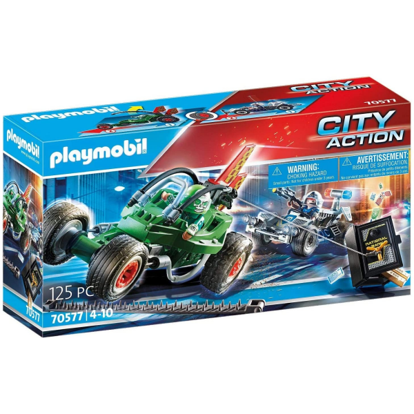 Kart policial persecucion playmobil 70577