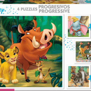 Puzzle progresivo animales disney Educa 18104