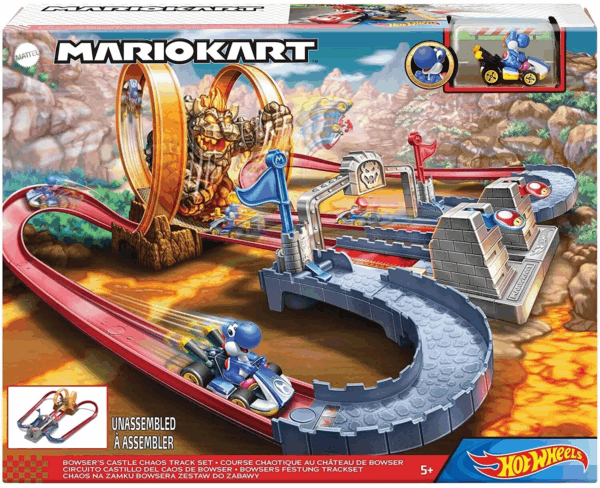 Circuito castillo del caos de bowser hot wheels
