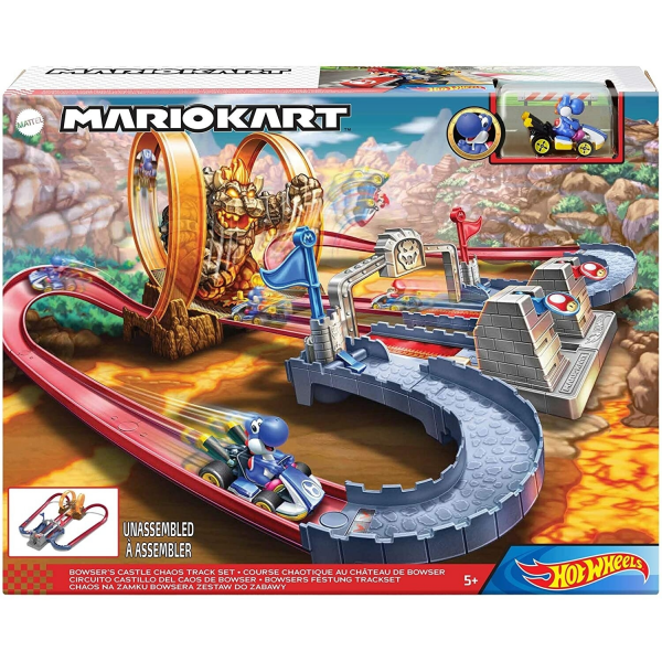 Circuito castillo del caos de bowser hot wheels