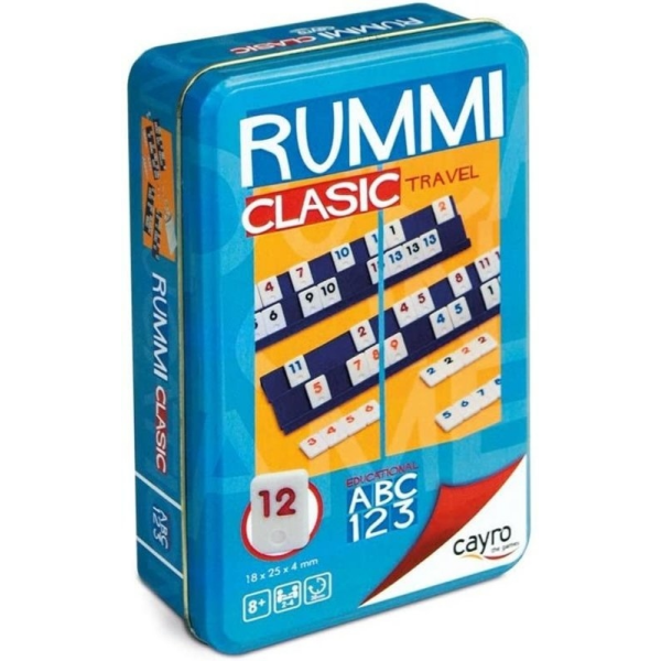 Rummi clasic travel caja metal cayro 755