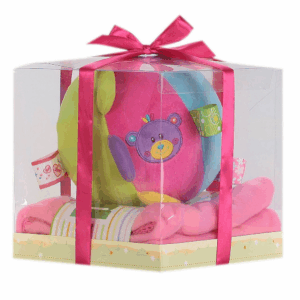 Pelota blandita osito con manta rosa llopis