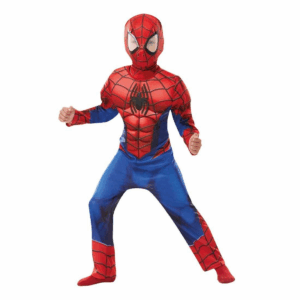 Disfraz Spiderman Deluxe Acolchado Talla L 7-8 años Rubies