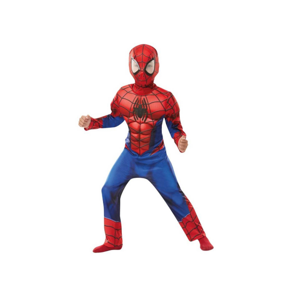 Disfraz Spiderman Deluxe Acolchado Talla L 7-8 años Rubies