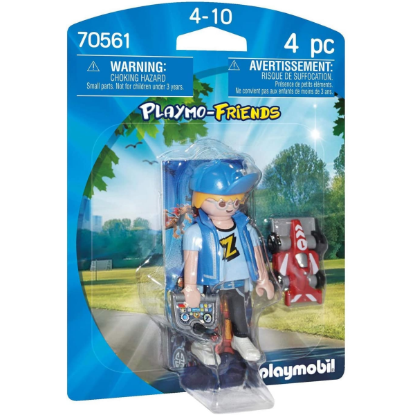 Adolescente con coche rc playmobil 70561