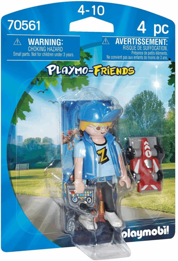 Adolescente con coche rc playmobil 70561